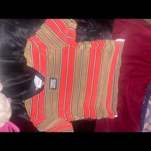 Burberry Orange and Tan Top For 4Y Toddler